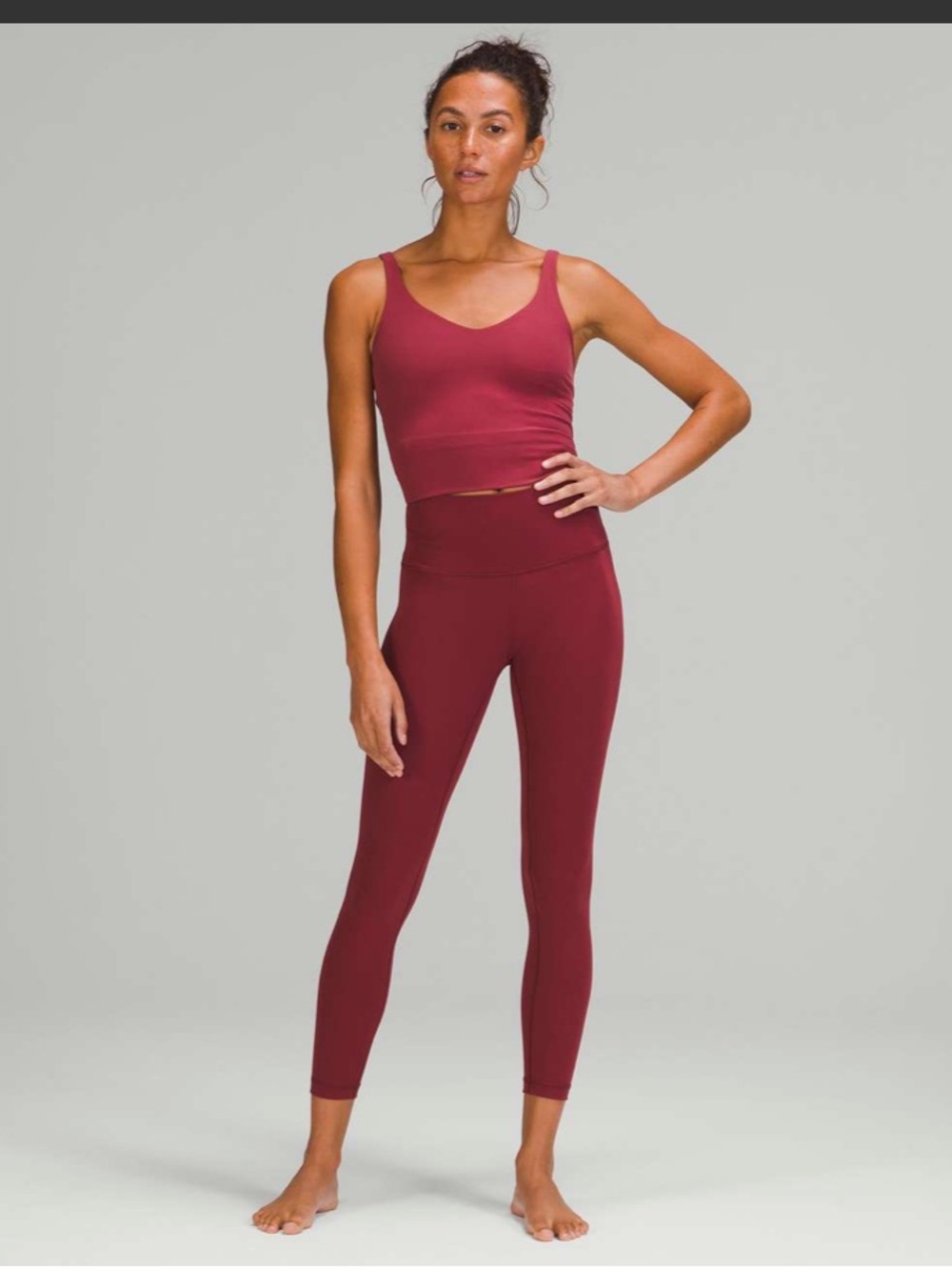 Lululemon Wunder Under High-Rise Tight 25" *Luxtreme - Mulled Wine